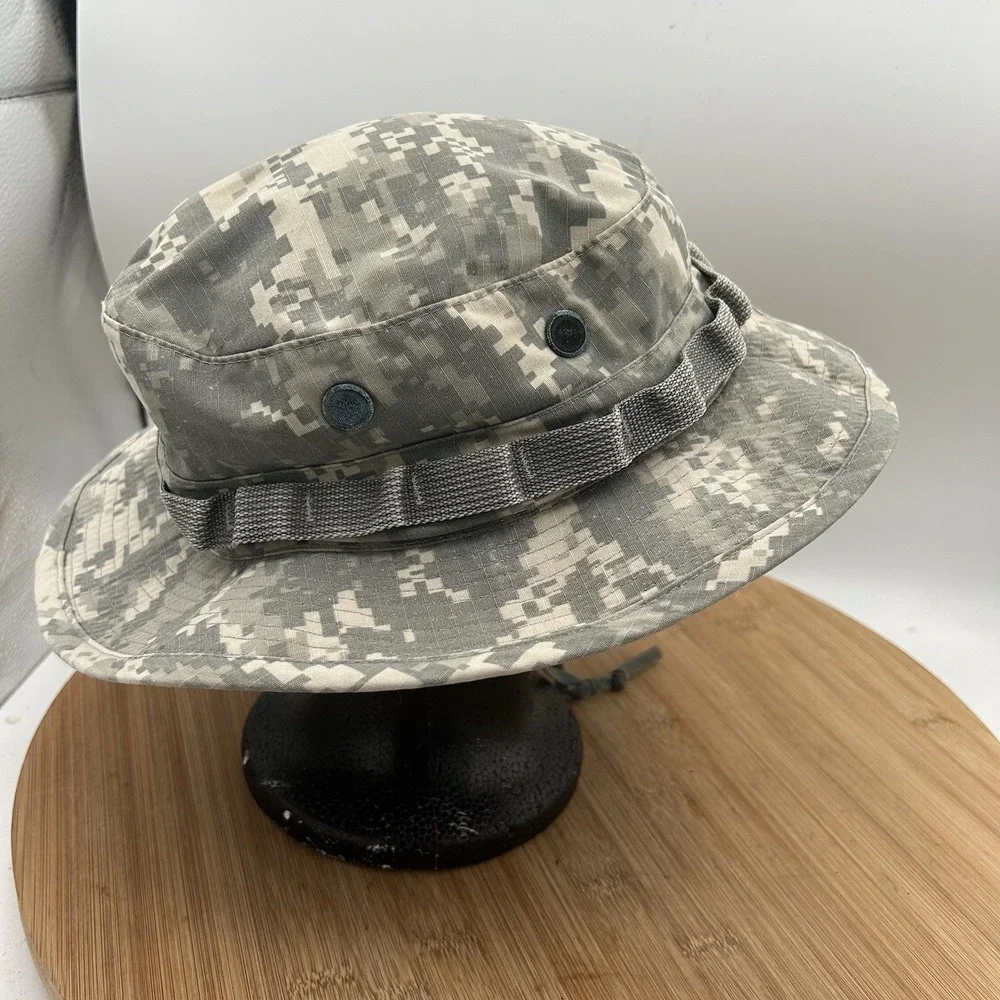 US Military Issue Multicam Hot Weather Boonie Sun Hat Size 7-3/4 Digital‎ Camo